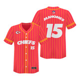Camisa Nfl Kansas City Chiefs Mahomes Estilo Baseball