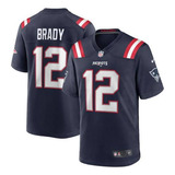 Camisa Nfl Patriots Brady 12 Na Etiqueta E Embalagem