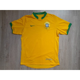 Camisa Nike Brasil 2006 M Amarela Copa Do Mundo