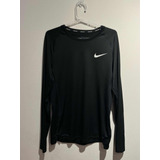 Camisa Nike Pro Dri fit Térmica cinza E Preta 