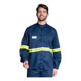 Camisa Nr10 Eletricista Anti Chama Faixa Refletiva Amalfis