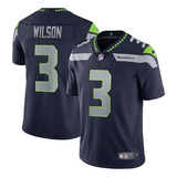 Camisa Número 3 Russell Wilson Do Seattle Seahawks
