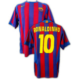 Camisa Oficial Barcelona 2005 2006 Ronaldinho