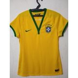 Camisa Oficial Do Brasil 2014 Tam M Adulto Fem