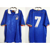 Camisa Oficial Futebol Itália Nike 7 De Jogo 1995 Raridade