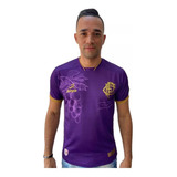 Camisa Oficial Paulista De Jundiaí 3 Lilás