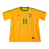 Camisa Oficial Seleção Brasileira Nike Copa 2014 11 Robinho