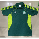 Camisa Palmeiras 2010 Pólo adidas Oficial Tam M 72 X 55cm