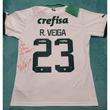 Camisa Palmeiras Autografada Dedicatória Com Seu