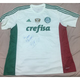 Camisa Palmeiras Ii 2015 2016 Autografada