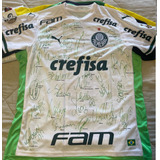 Camisa Palmeiras Libertadores 2020 Autografada Pelo
