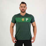 Camisa Palmeiras Raízes Verde Patch Campeão Copa Do Brasil