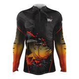 Camisa Pesca Com Proteção Solar Dry Fit Blusa Camiseta