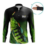 Camisa Pesca Proteção Solar Camiseta Frete