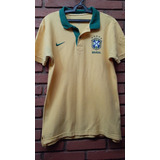 Camisa Polo Algodão Seleção Brasileira Brasil Cbf Nike