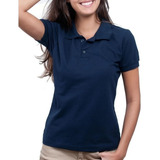 Camisa Polo Feminina Gola Uniforme Piquet Camiseta Polo
