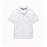 Camisa Polo Infantil Tommy Hilfiger Masculina Branco