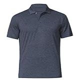Camisa Polo Masculina Dry Fit Golf Preto Mesclado M