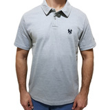Camisa Polo New Era Mlb New York Yankees Cinza Claro