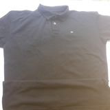 Camisa Polo Preta Tommy