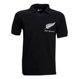 Camisa Polo Rugby New Zealand Liga Retro Tam P