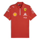 Camisa Polo Scuderia Ferrari Team Masculina Puma