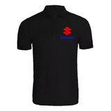 Camisa Polo Suzuki Moto Customizada Uniformes