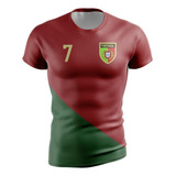 Camisa Portugal Infantil Juvenil Jogadores