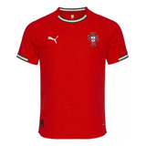 Camisa Portugal Puma Home 24 25 Masculina Torcedor Oficial