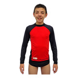 Camisa Praia Infantil Manga Longa C Proteção Uv 50 