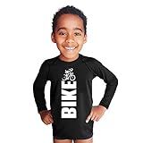 Camisa Praia Piscina Proteção UV50 Masc Run Kids BK Preta 6 Anos