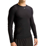 Camisa Preta Térmica Segunda Pele Compressão Fps 50 Uv Kanxa