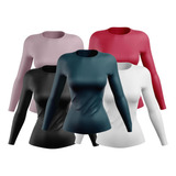 Camisa Proteção Uv Solar Segunda Pele Praia Feminina Gelada 