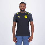 Camisa Puma Borussia Dortmund Casual Preta