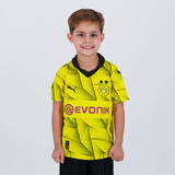 Camisa Puma Borussia Dortmund Third 23 24 Juvenil