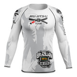 Camisa Rash Guard Jiu jitsu Segunda Pele Proteção Térmica