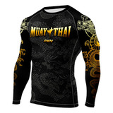 Camisa Rash Guard Térmica Muay Thai