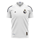 Camisa Real Branca Contempor Eurodry Rinno Classicos Futebol