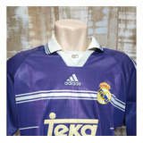 Camisa Real Madrid adidas 1998 99 Azul Tam G S n