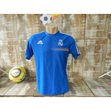 Camisa Real Madrid adidas Passeio Azul 2013 Tam M Única Ml 