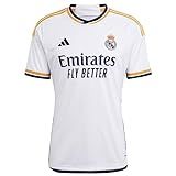 Camisa Real Madrid I 23 24 Masculino Branco E Dourado