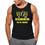 Camisa Regata Madonna Celebration Tour Four Decades Cantora