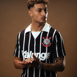 Camisa Retrô Corinthians Kalunga 1990 Masculina