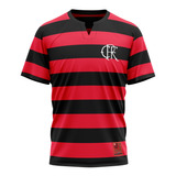 Camisa Retro Flamengo Anos 70 Rubro negro Licenciado