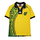 Camisa Retro Jamaica amarela 1998 A Pronta Entrega 
