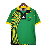 Camisa Retro Jamaica verde 1998 A Pronta Entrega 