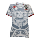 Camisa Retro Mexico 1998 Branca A Pronta Entrega 