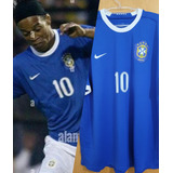 Camisa Ronaldinho Gaúcho Copa 2006 Brasil 10 Preparada Jogo