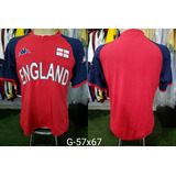 Camisa Rugby Inglaterra Kappa Vermelha Anos 2000