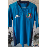 Camisa Rugby Italia Kappa Azul